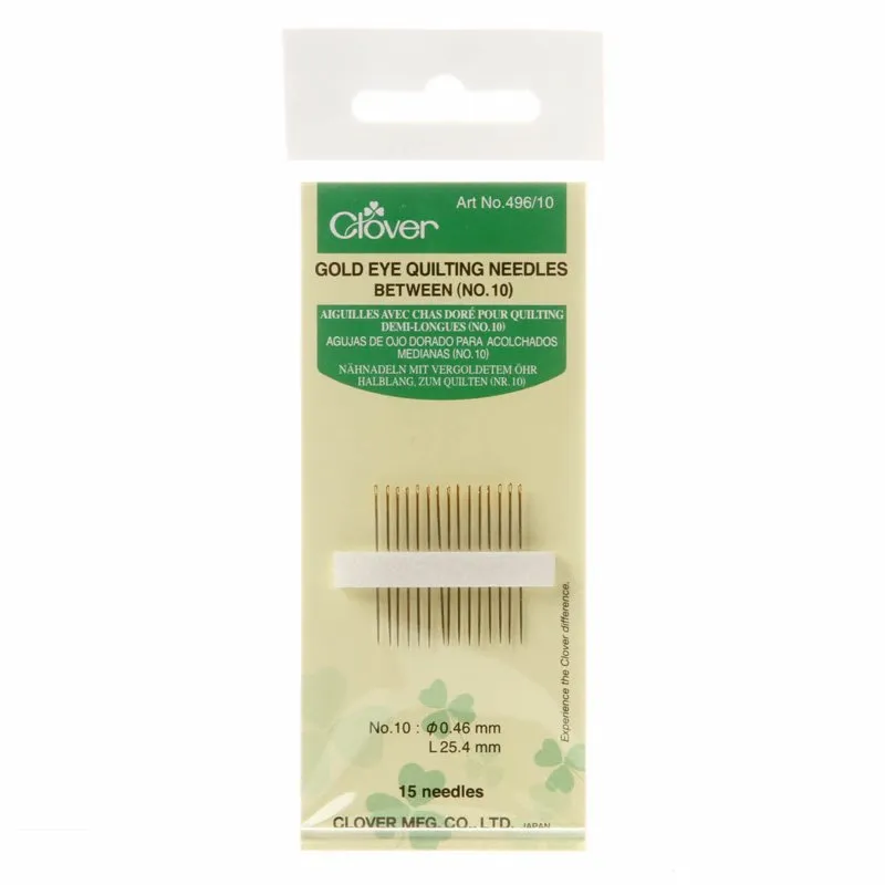 Quilt naalden - Gold eye quilting needles between nr.10 -  Clover